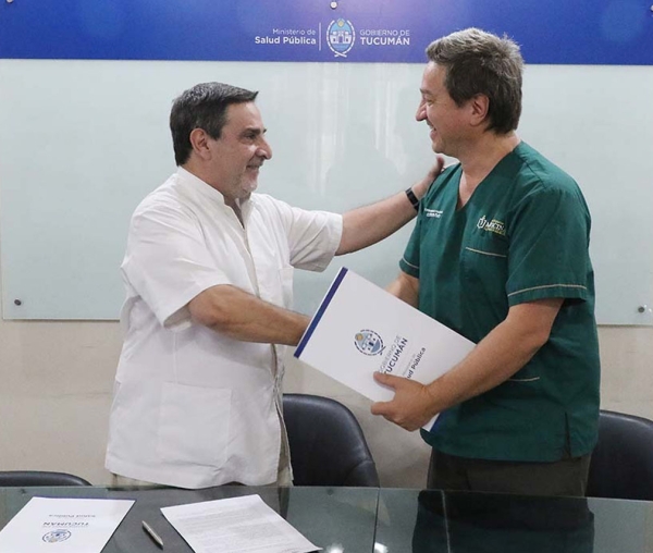 La Escuela sigue ampliando sus espacios de Práctica Final Obligatoria en el país Convenio con el Ministerio de Salud de Tucumán para fortalecer la formación médica