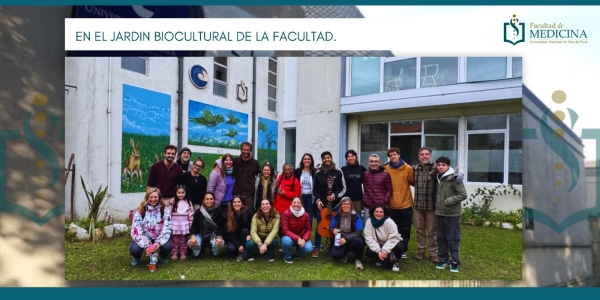 En el Jardin Biocultural de la Facultad