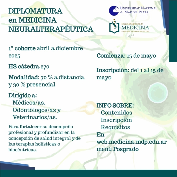 Diplomatura en Medicina Neuralterapéutica
