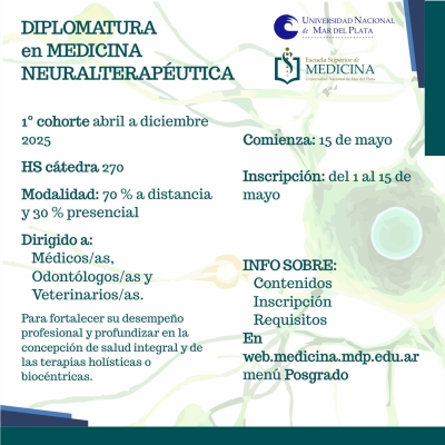 Diplomatura en Medicina Neuralterapéutica