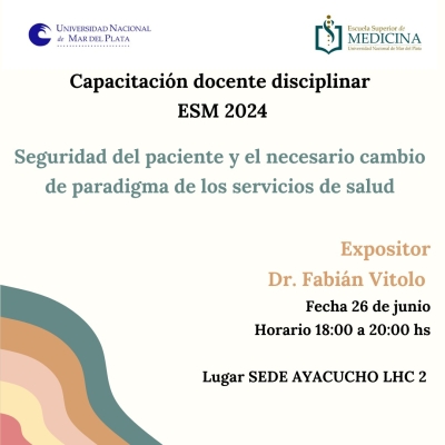 Capacitación destinada a docentes, graduados y estudiantes adscriptos a la docencia