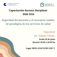 Capacitación destinada a docentes, graduados y estudiantes adscriptos a la docencia