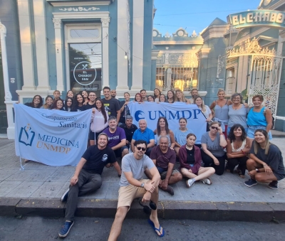 Regreso del equipo de la Escuela Superior de Medicina tras el Campamento Sanitario