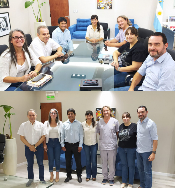 En Resistencia, Chaco, importante reunión de autoridades ESM UNMDP, en la Casa de Gobierno chaqueña