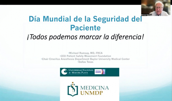 El 17 de septiembre se conmemoró el Día Mundial de la Seguridad del Paciente